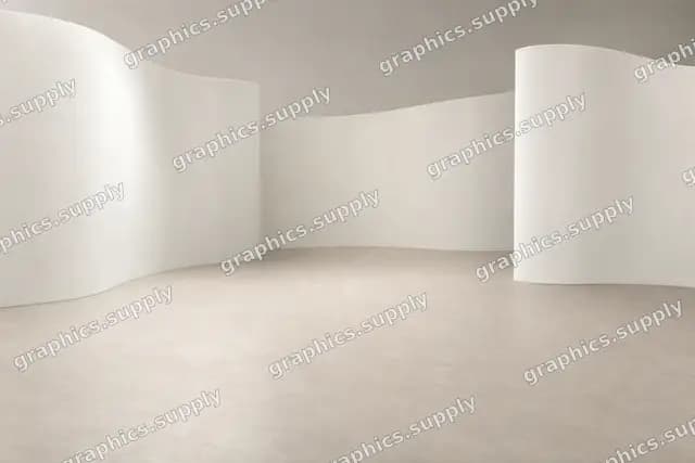 Porcelain wave walls — watermarked background preview